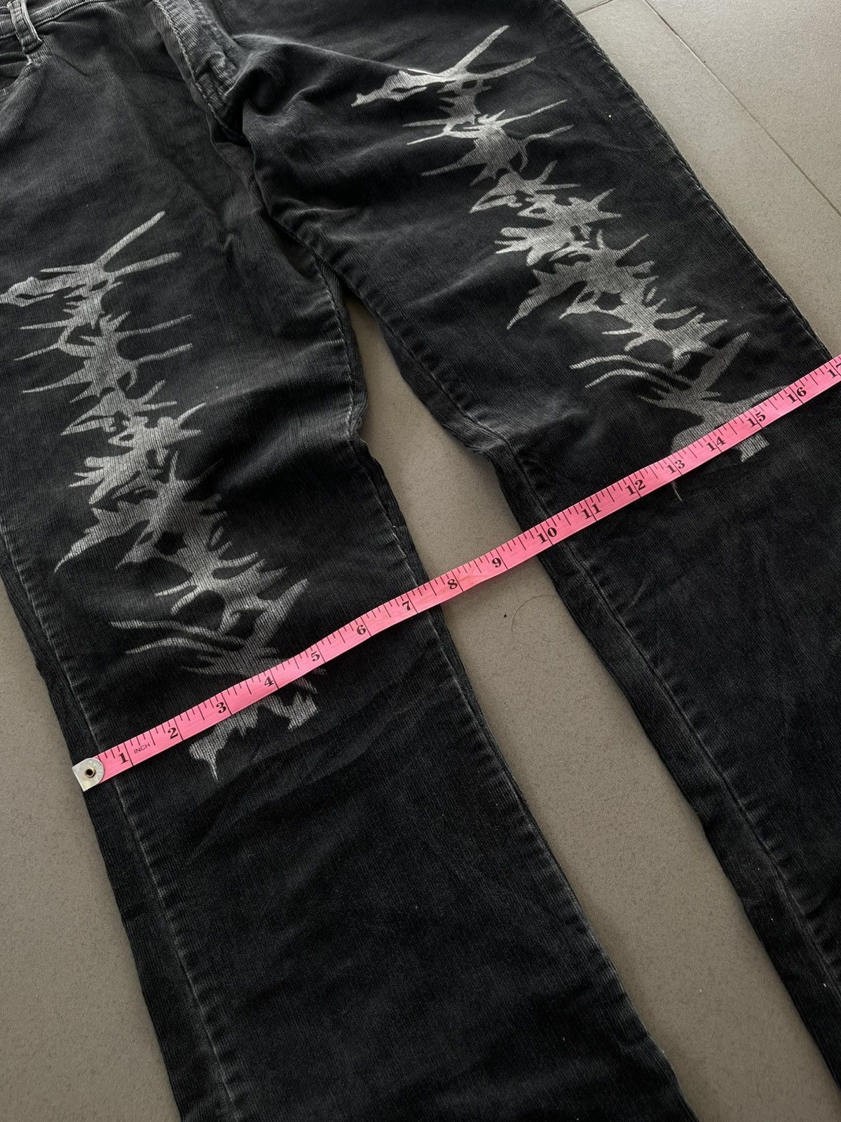 14th Addiction JAPANESE BANTUO CORDUROY FLARE BOOT CUT PANTS PUNK VKEI Size US 29 - 13 Thumbnail