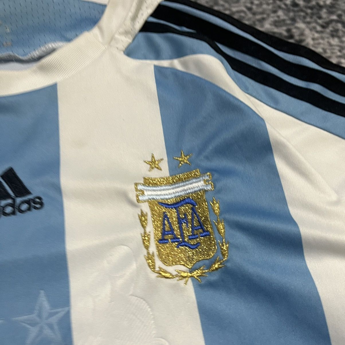 Adidas Vintage Argentina Football Jersey Shirt Soccer Adidas Large Size US L / EU 52-54 / 3 - 5 Thumbnail