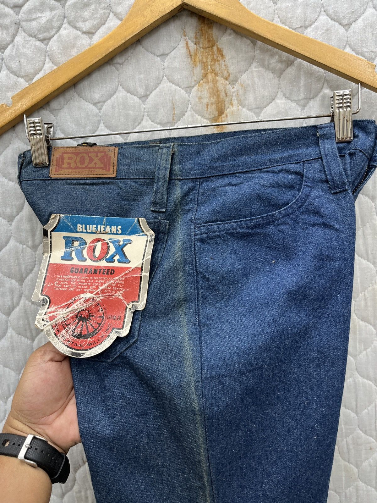 Vintage 🔥🔥🔥STEALS VTG ROX FLARED DENIM Size 29" - 20 Thumbnail