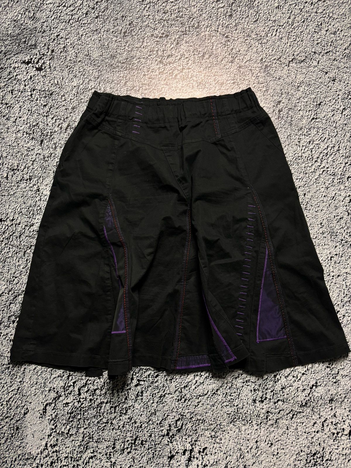 If Six Was Nine Vintage asymmetrical midi skirt with embroidery Size 29" - 5 Thumbnail