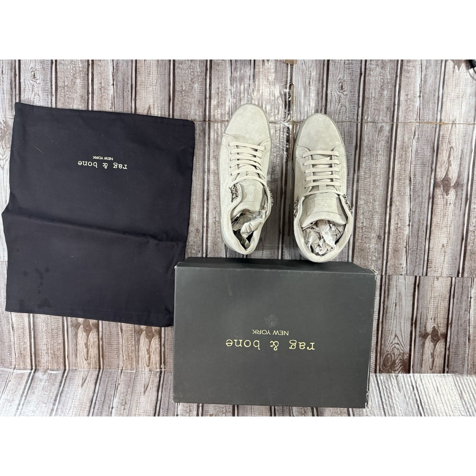 Rag & Bone Rag & Bone Kent High Top Suede Leather Sneakers Size 37 US Size US 7 / IT 37 - 2 Thumbnail