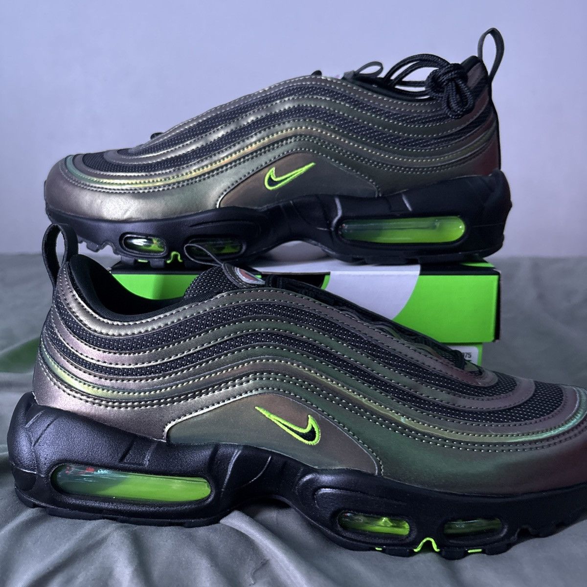 Nike Air Max 95/97 Storm University of Oregon Size US 10.5 / EU 43-44 - 3 Thumbnail