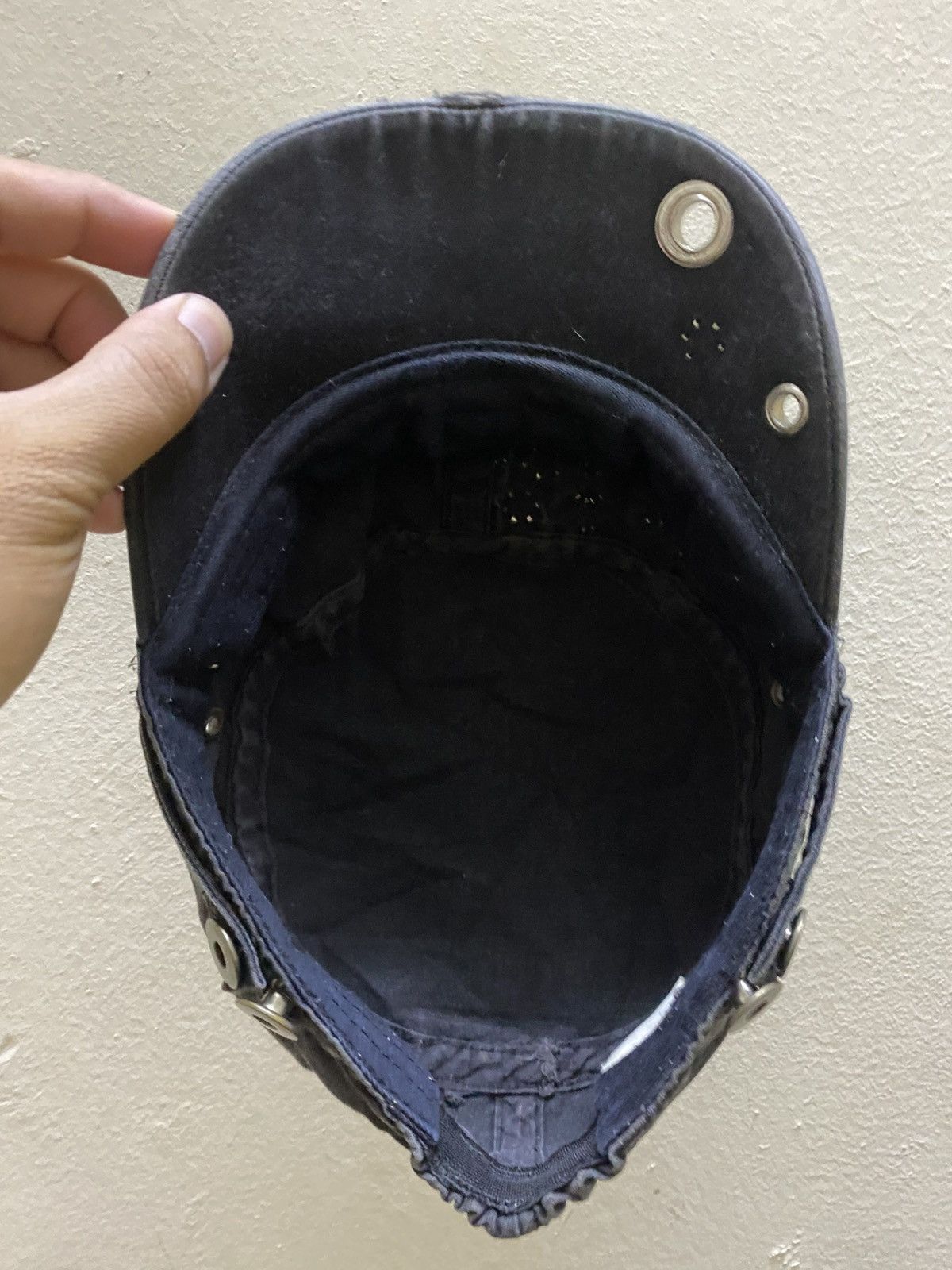 Hysteric Glamour Cadet Hat Poem Sun Faded Studded Distressed Punk y2K style Size ONE SIZE - 7 Thumbnail