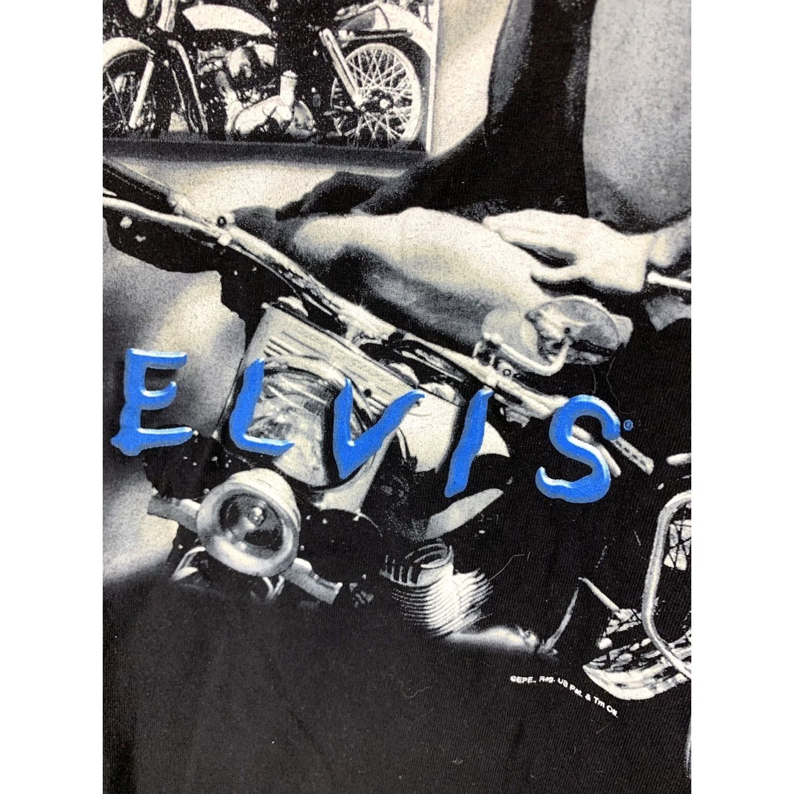 Vintage Elvis Presley Shirt XL Black Elvis Presley Print Alstyle Apparel & Activewear Short Sleeve Men Shirt Only Size US XL / EU 56 / 4 - 6 Thumbnail