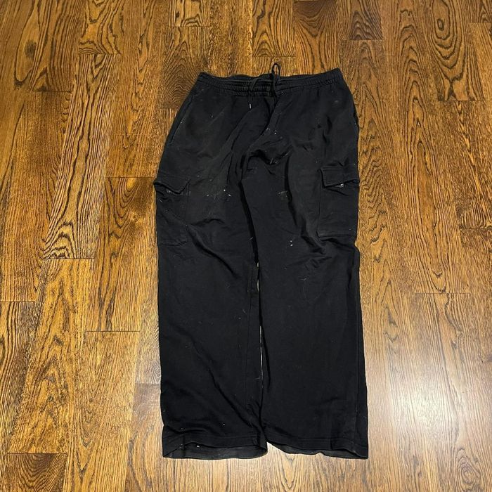 Vintage vintage 2000s baggy wide leg black highland cargo