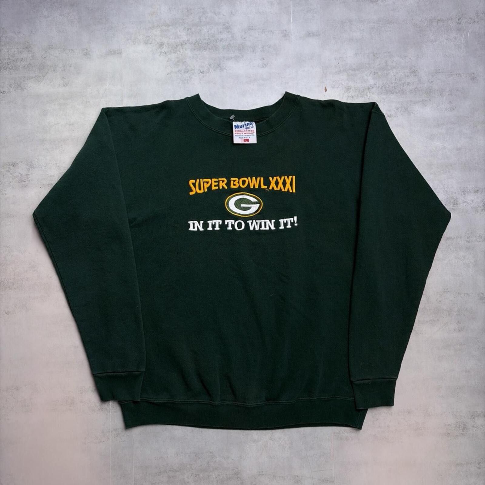 NFL Vintage NFL Packers Super Bowl XXXI Crewneck Sweater Size US L / EU 52-54 / 3 - 1 Thumbnail
