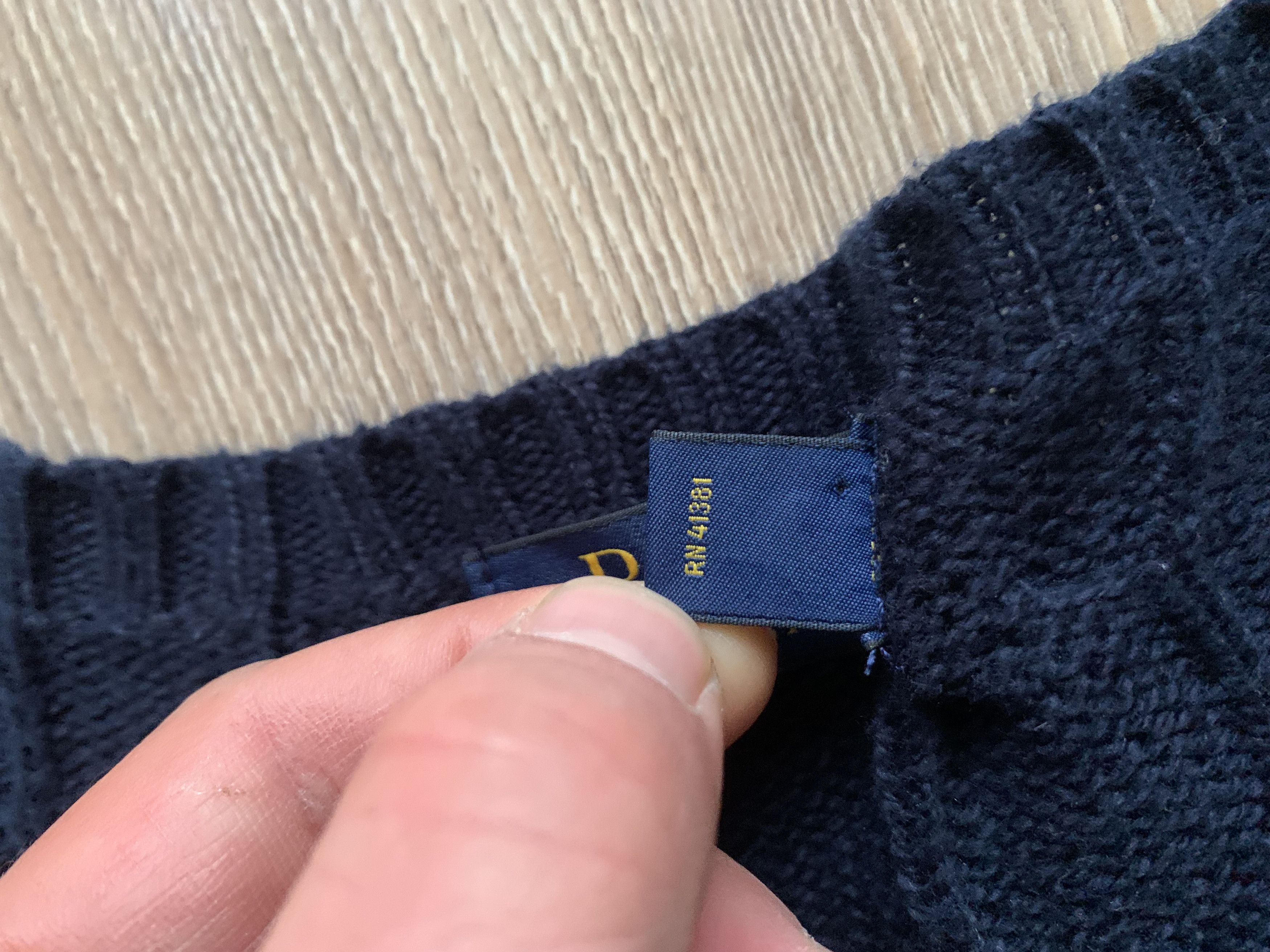 Polo Ralph Lauren Polo Ralph Lauren Vintage Cable Knit Crewneck Sweater Size US XXL / EU 58 / 5 - 8 Thumbnail