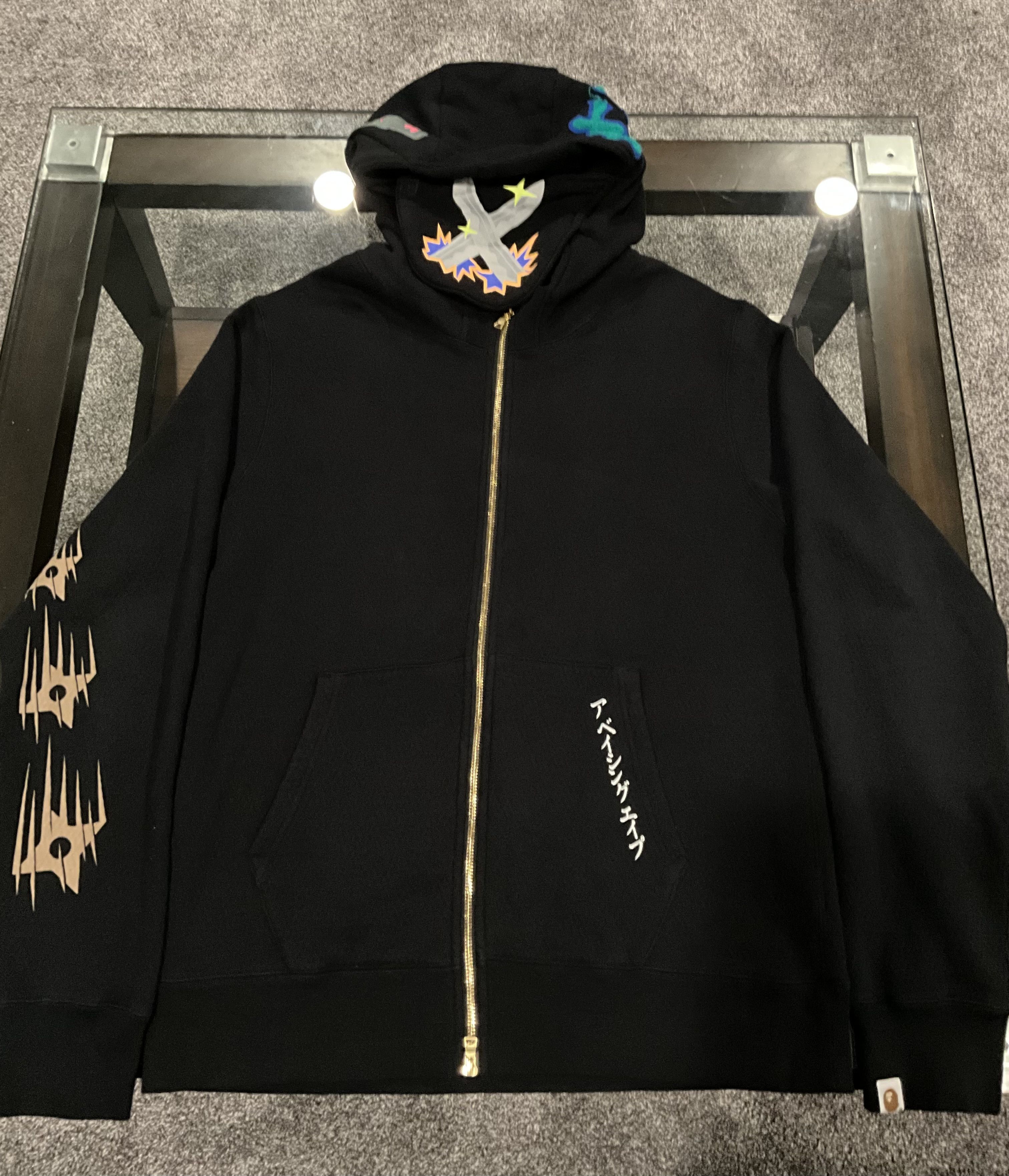 Bape Ninja Zip Up Hoodie BNIB Size US XL / EU 56 / 4 - 5 Thumbnail