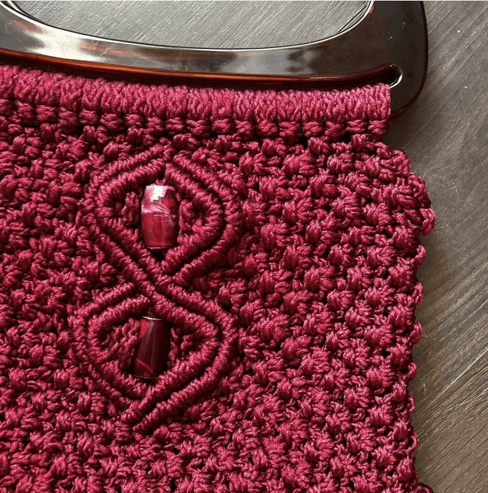 Other Woven Red Boho Handle Bag Size ONE SIZE - 2 Thumbnail