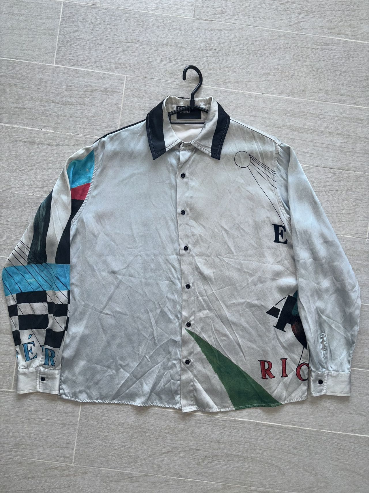 Enfants Riches Deprimes enfants riches deprimes 19ss logo painting blue shirt Size US S / EU 44-46 / 1 - 2 Thumbnail