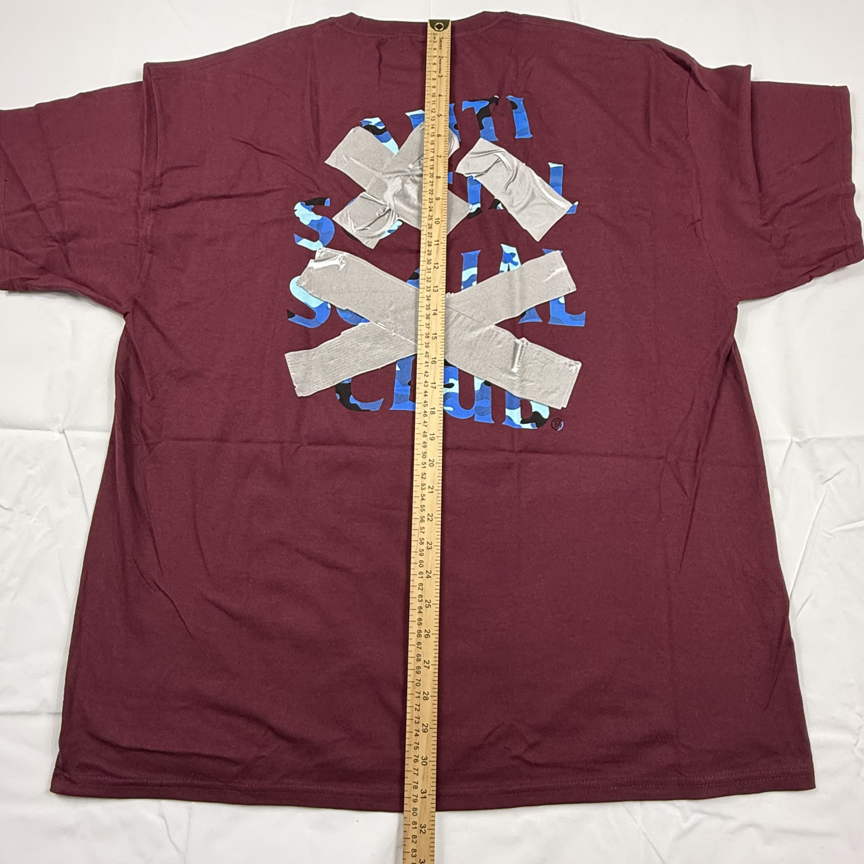 Anti Social Social Club Anti Social Social Club Duct Tape Blue Camo Logo T-Shirt Size US XXL / EU 58 / 5 - 7 Thumbnail