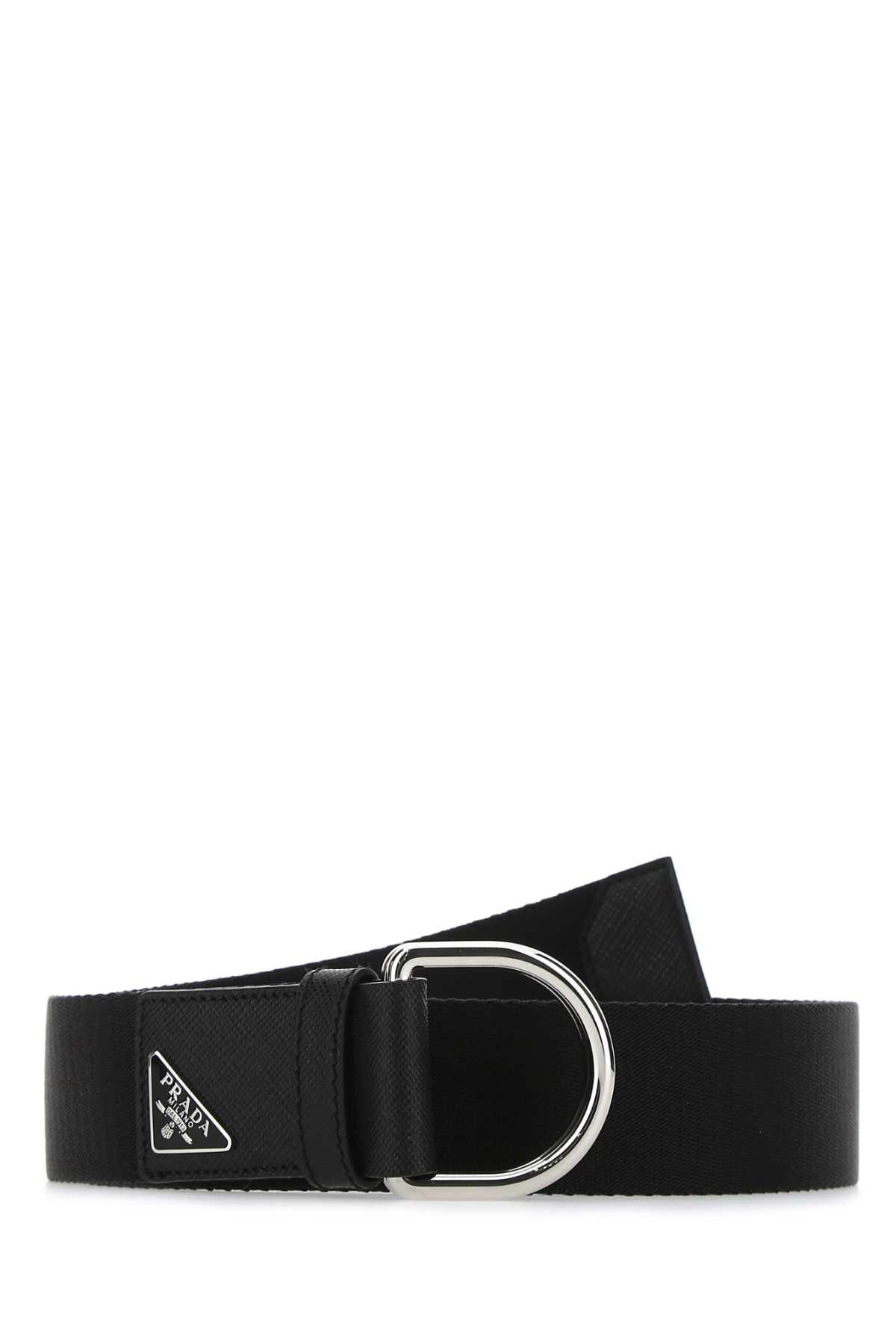Prada Black Nylon Belt Size ONE SIZE - 1 Thumbnail