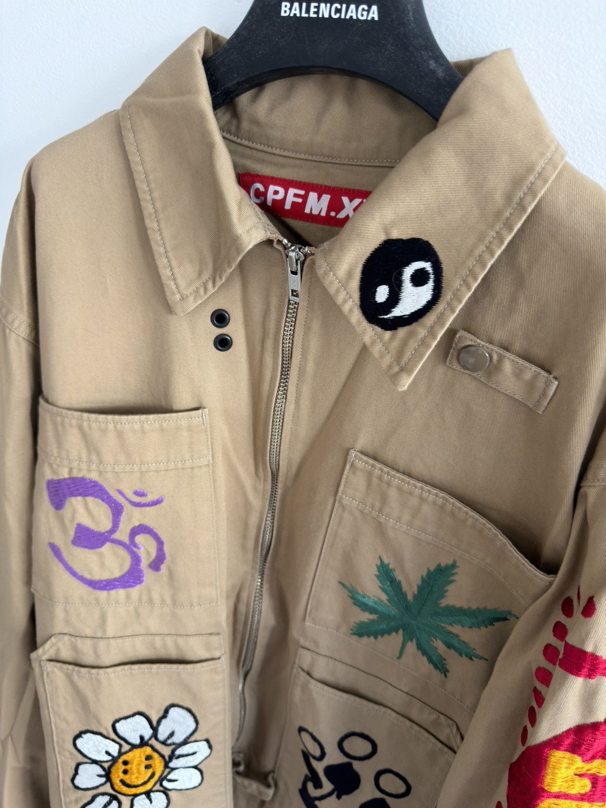 Cactus Plant Flea Market *RARE* CPFM HUMAN MADE KNOWLEDGE JACKET VEST EMBROIDERY Size US M / EU 48-50 / 2 - 5 Thumbnail