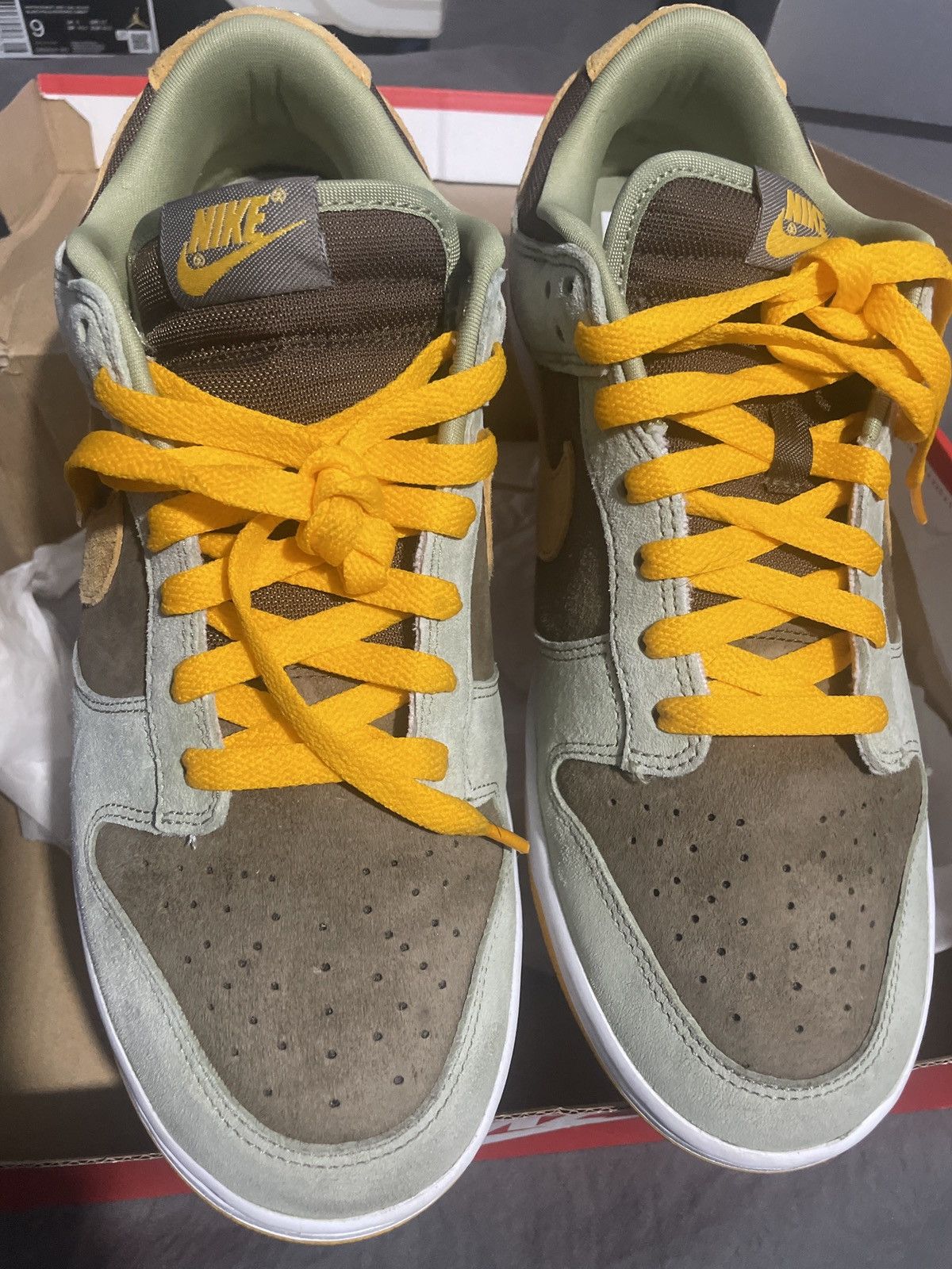 Nike × Vintage Nike Dunk Low Dusty Olive Size US 9.5 / EU 42-43 - 4 Thumbnail