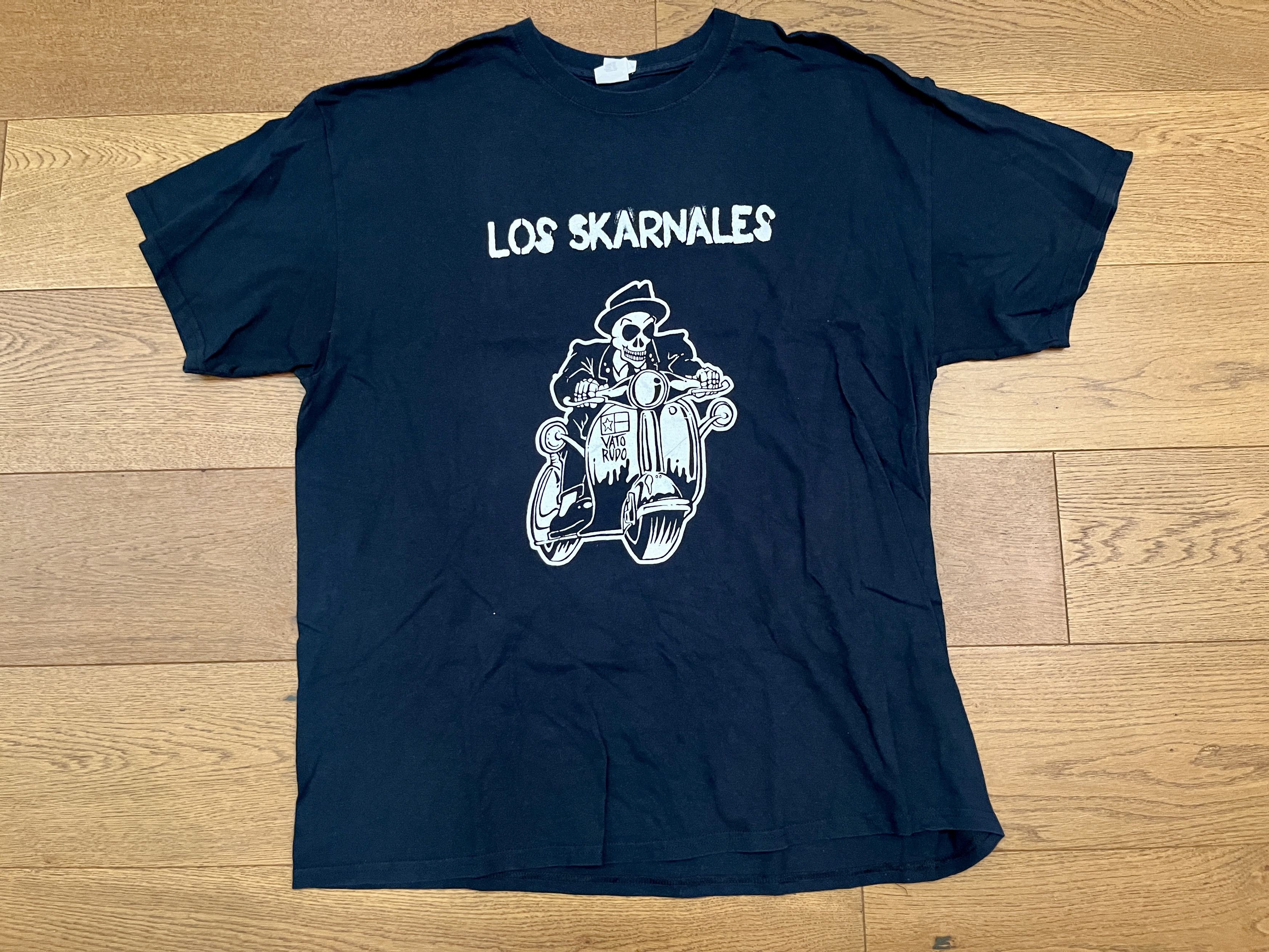 Vintage Los Skarnales Skeleton Scooter "Vato Rudo" Band Tee XL Size US XL / EU 56 / 4 - 1 Thumbnail