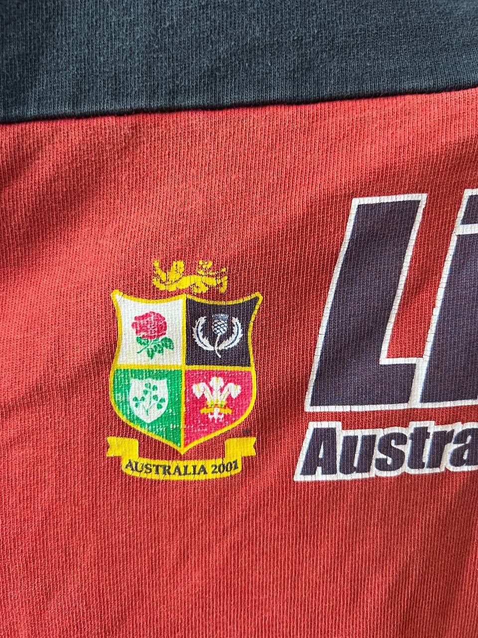 Vintage 2001 LIONS AUSTRALIAN TOUR X WALLABIES SPECIAL RUGBY SHIRT S Size US S / EU 44-46 / 1 - 5 Thumbnail