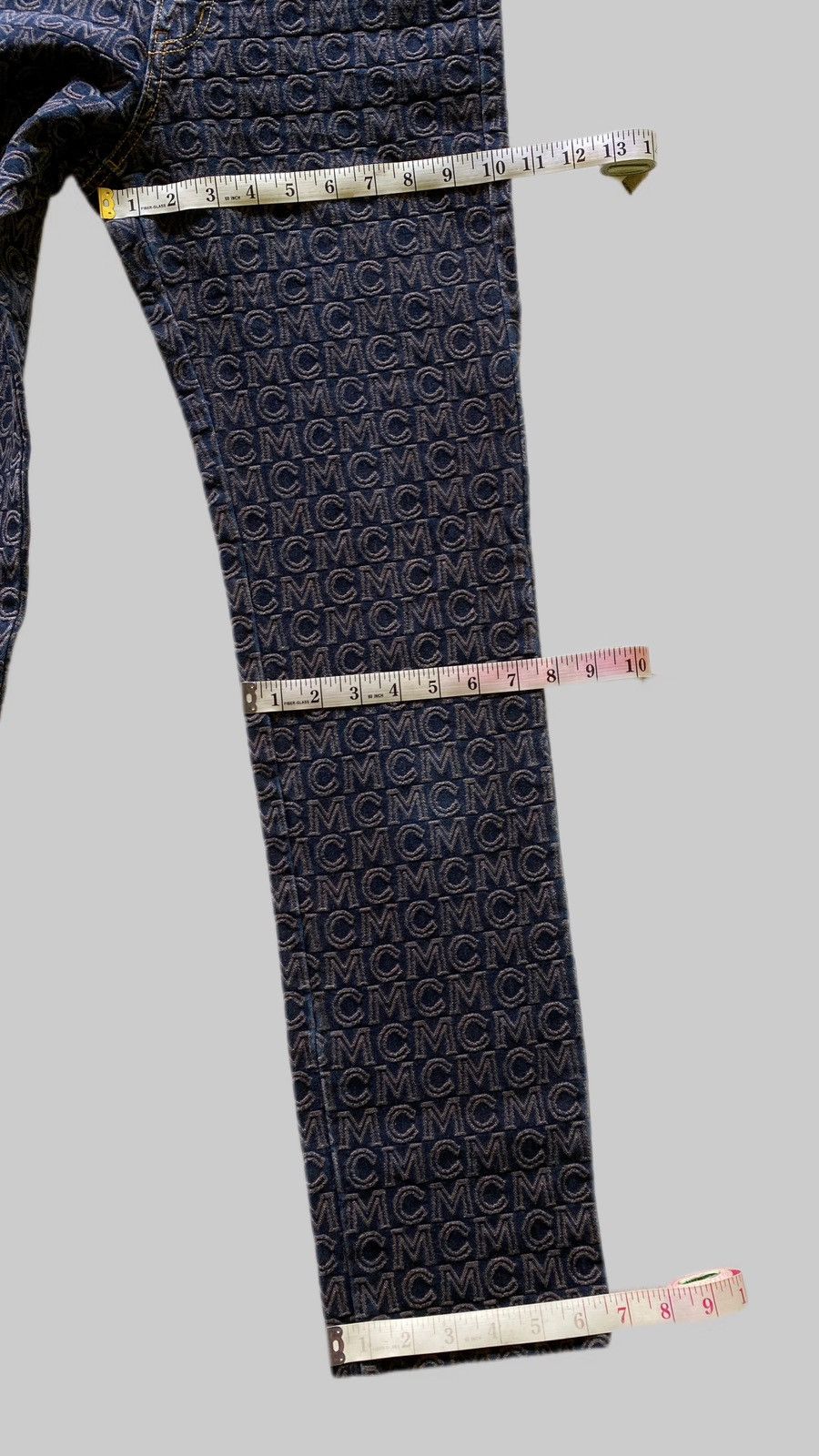 MCM × Vintage Vintage 90s Monogram MCM Jeans Size 24" / US 00 / IT 34 - 9 Thumbnail