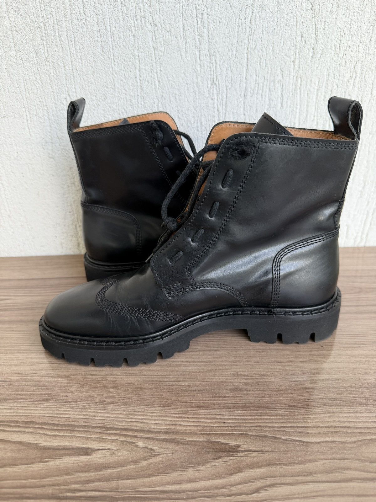Maison Margiela Wing tip combat boots Size US 8 / EU 41 - 11 Thumbnail
