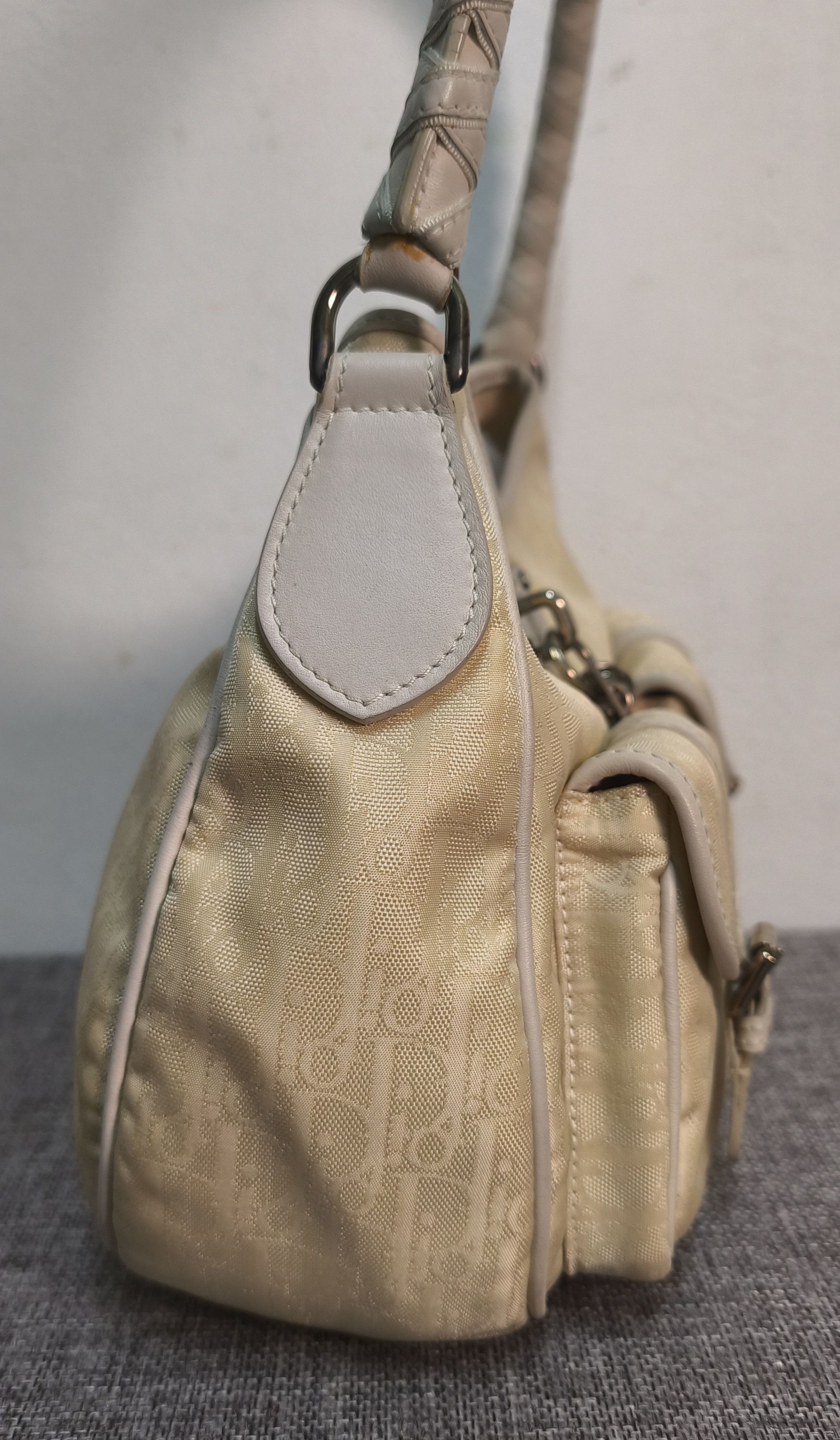 Dior Christian Dior 2007 Shoulder Bag Cream- John Galliano Size ONE SIZE - 3 Thumbnail