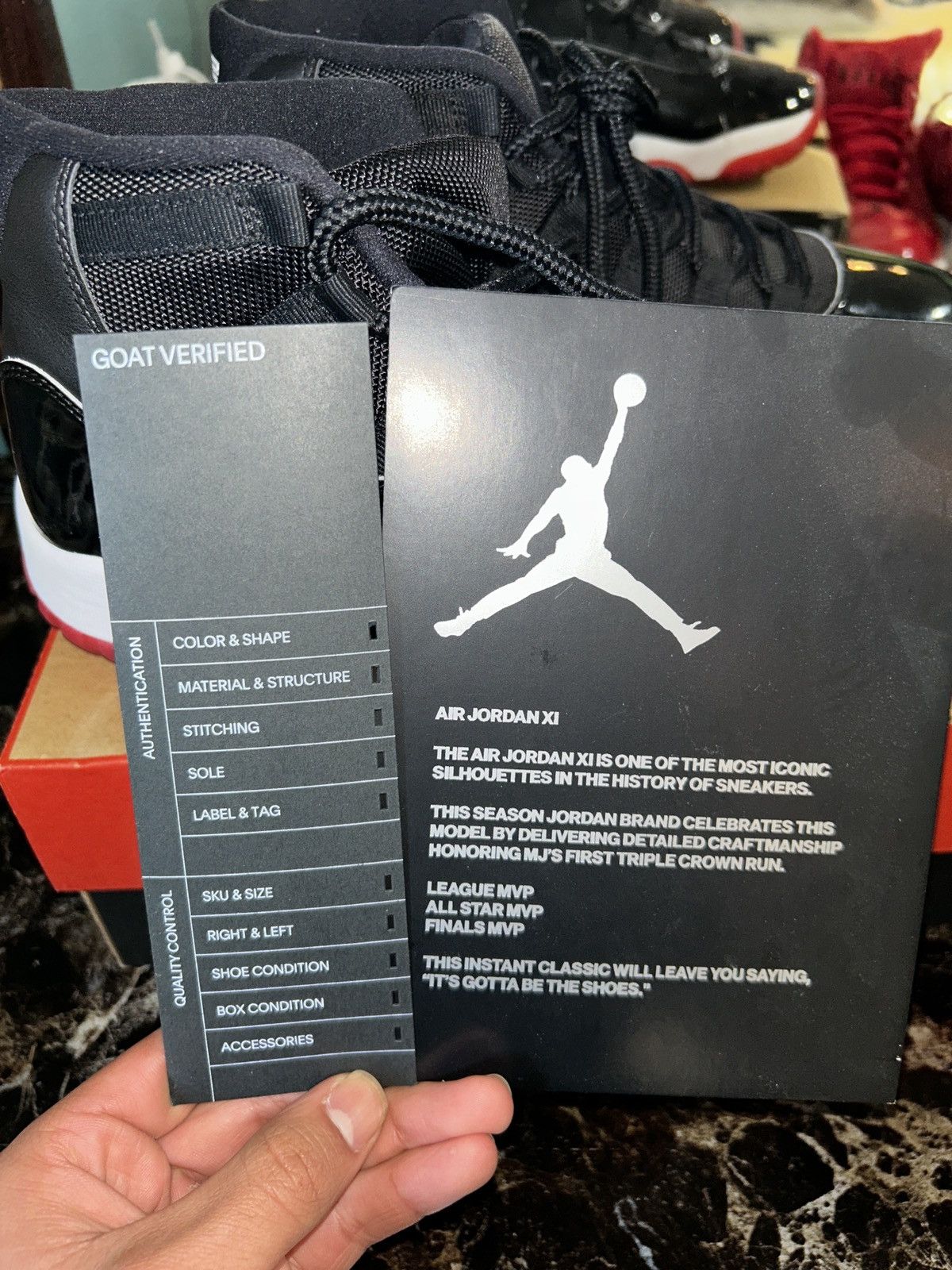 Jordan Brand Air Jordan 11 final playoffs Size US 9 / EU 42 - 7 Thumbnail
