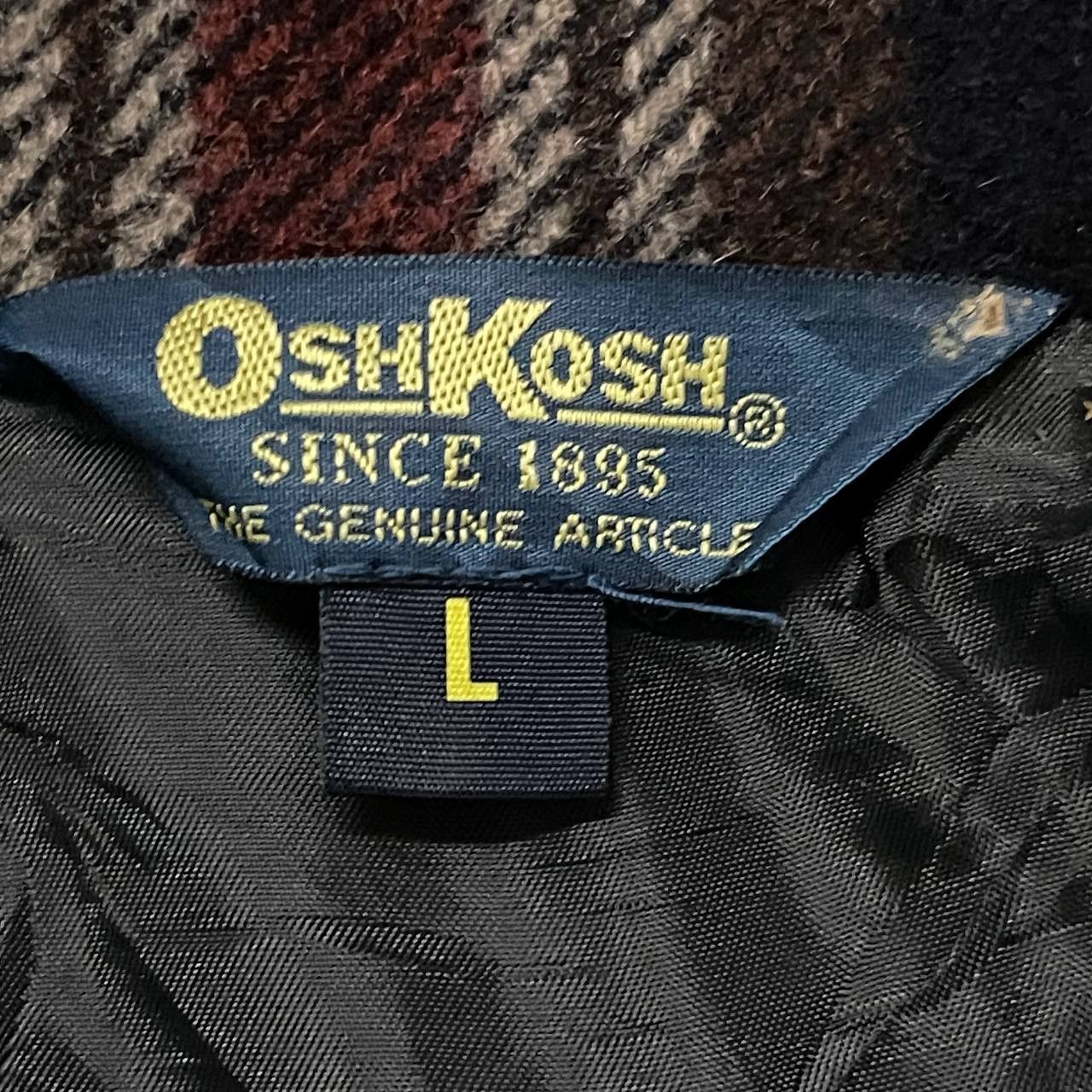 Oshkosh Vintage Oshkosh Wool jacket Plaid Size US L / EU 52-54 / 3 - 7 Thumbnail