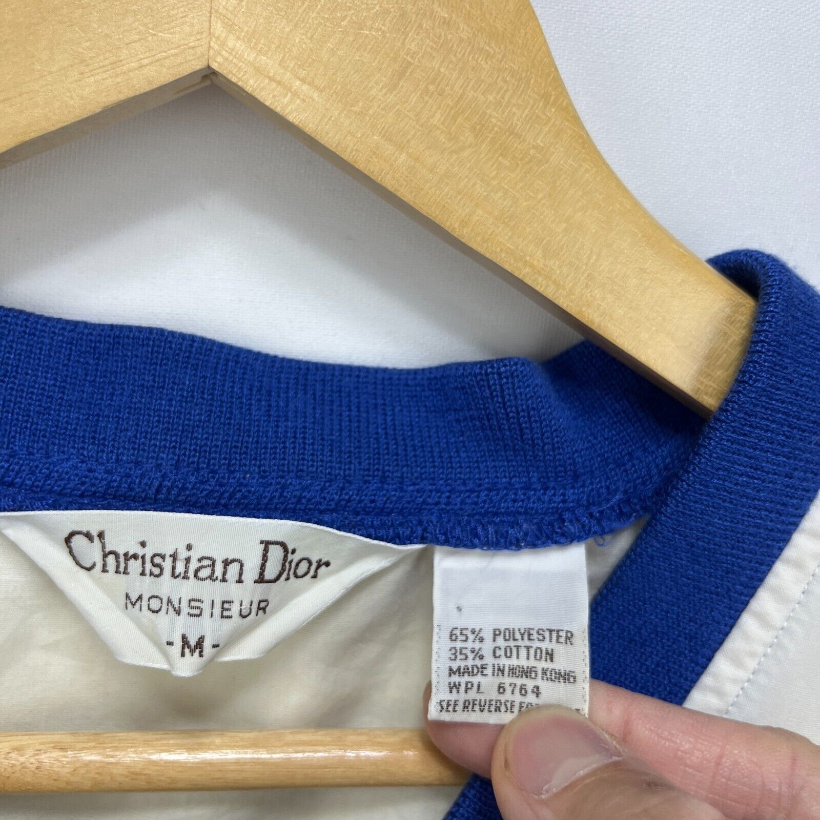 Vintage Vintage '90s Christian Dior Windbreaker Shirt Jacket Medium Size US M / EU 48-50 / 2 - 2 Thumbnail