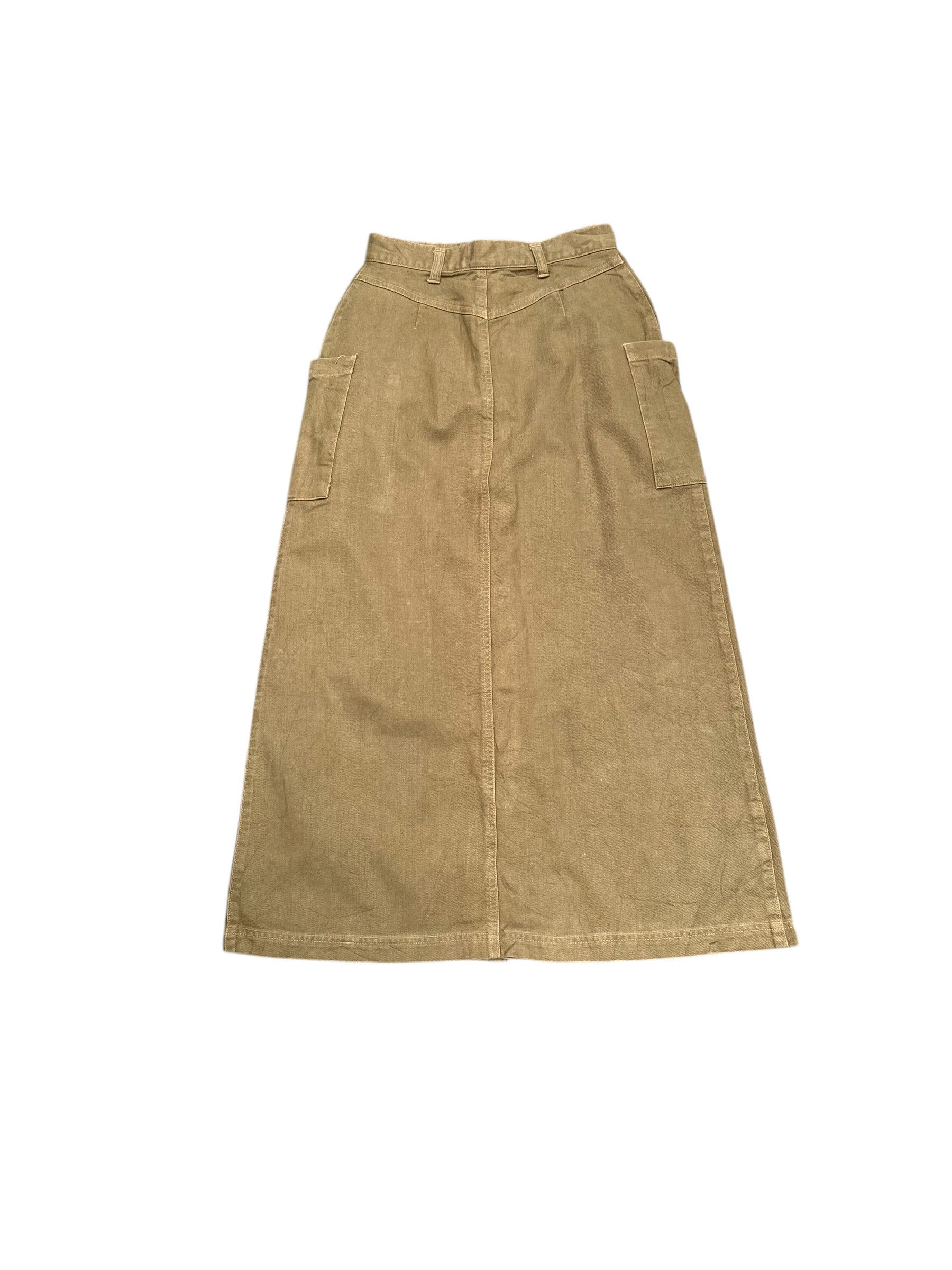 L.L. Bean Vintage LL Bean Denim Skirt Size 25" / US 0 / IT 36 - 4 Thumbnail