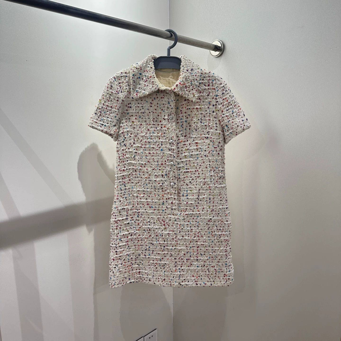 Valentino Valentino Women's May253 Polka Dot Wool Dress 38 Size XS / US 0-2 / IT 36-38 - 1 Thumbnail