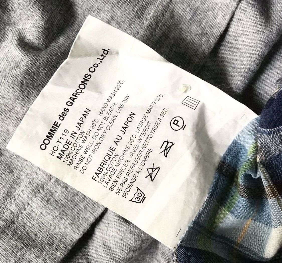 Comme des Garcons Cdg homme AD2008 patchwork polo shirt Size US S / EU 44-46 / 1 - 6 Thumbnail