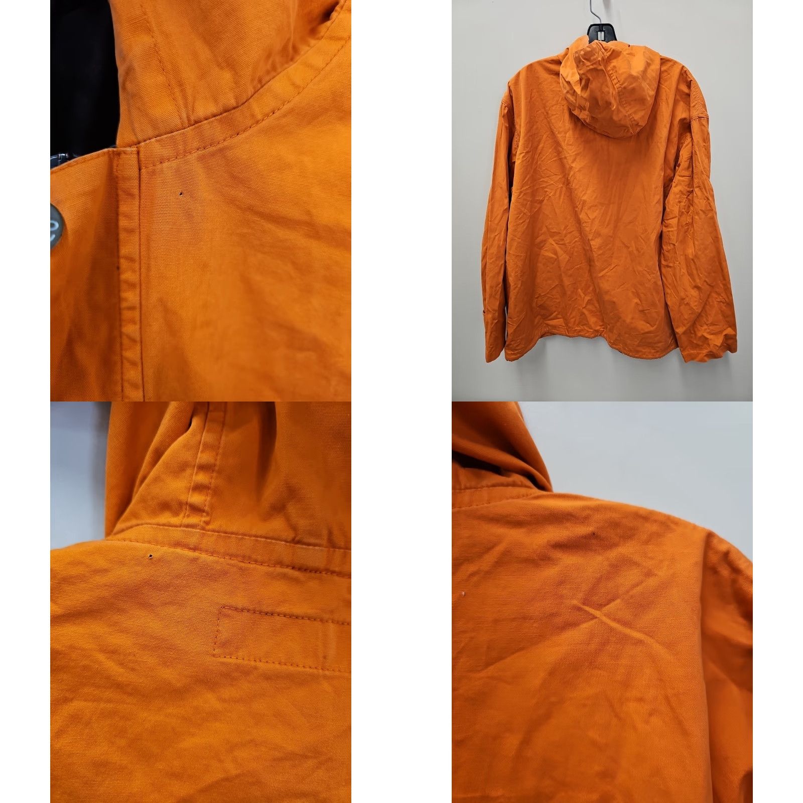 Polo Ralph Lauren Vtg Polo Ralph Lauren Parka Jacket Men's Sz L Orange Hooded Full Zip Solid Vintage Style Casual Winter Outdoor Classic 90s Mens Size US L / EU 52-54 / 3 - 8 Thumbnail
