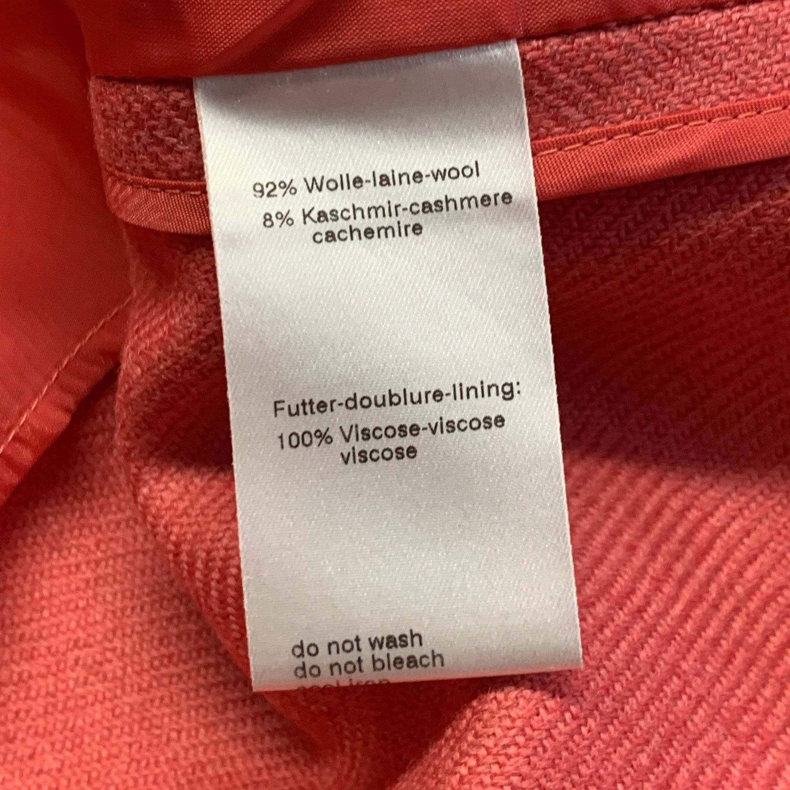 Akris AKRIS PUNTO Pink Wool Cashmere Twill Cinched Jacket Blazer Size M / US 6-8 / IT 42-44 - 9 Thumbnail