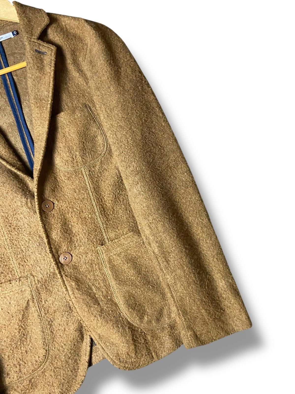 Japanese Brand × Other × Vintage NEVER END Brand Wool Liester Light Blazer (130) Size US L / EU 52-54 / 3 - 4 Thumbnail
