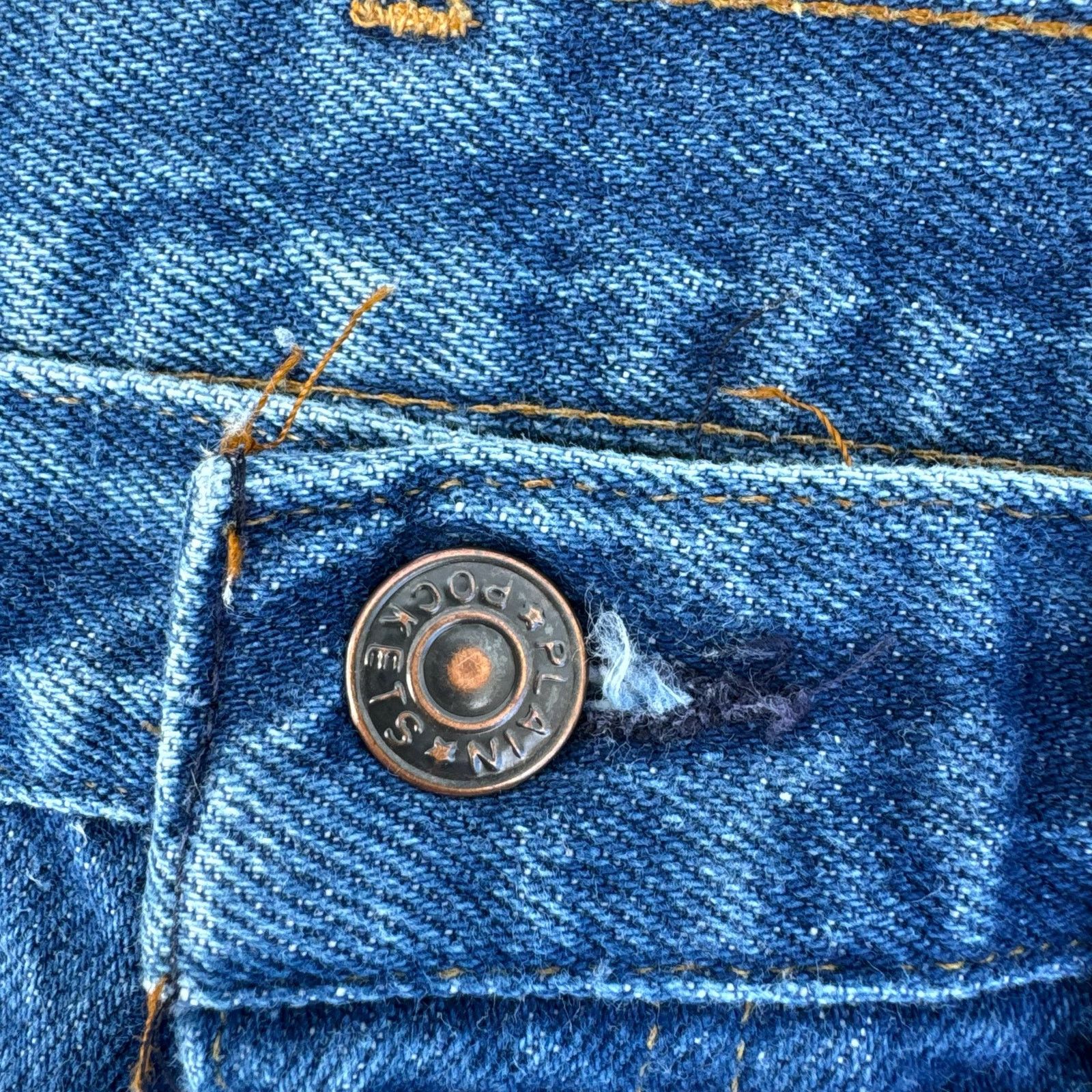 Vintage Vintage JCPenney Plain Pocket Jeans Size US 32 / EU 48 - 2 Thumbnail