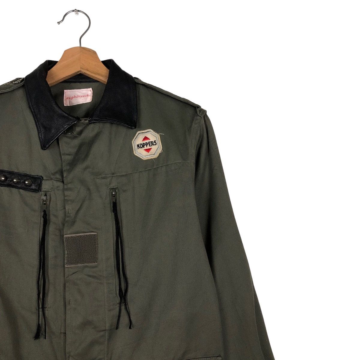 If Six Was Nine 🔥Vtg Biker Military Jacket Koppers Skeleton Bones Big Logo Size US M / EU 48-50 / 2 - 7 Thumbnail
