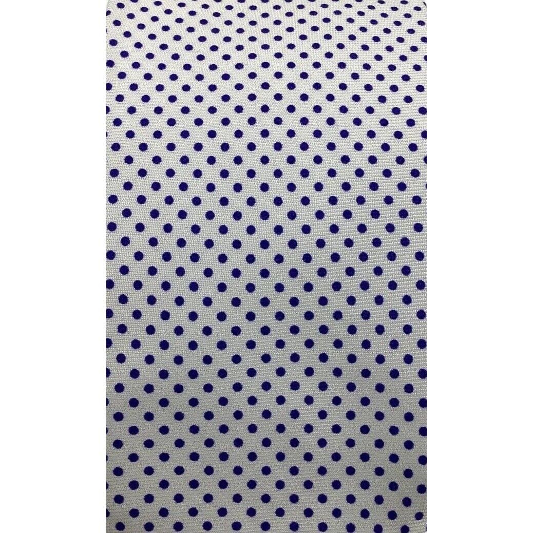 Other MARZULLO White With Blue Pin Dots Luxury Silk Tie Italy W: 3 Size ONE SIZE - 5 Thumbnail