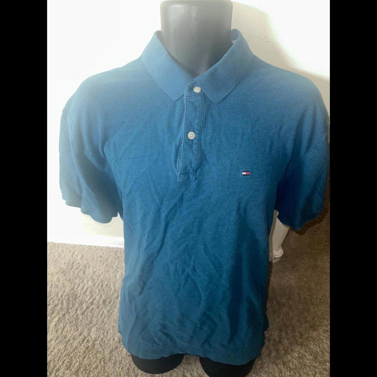 Tommy Hilfiger Mens Used Turquoise Cotton Atommy Size US XL / EU 56 / 4 - 1 Thumbnail