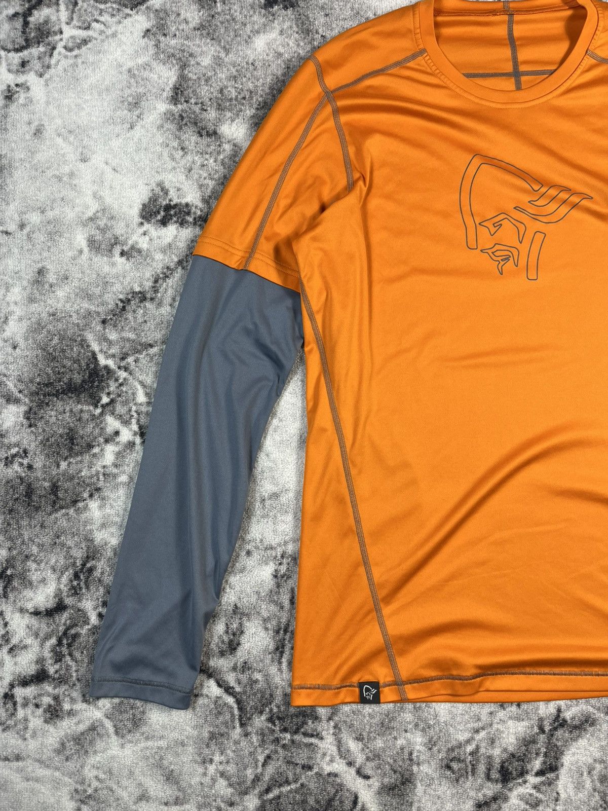 Norrona Norrøna Tech Long Sleeve Shirt Orange Outdoor Size US M / EU 48-50 / 2 - 2 Thumbnail