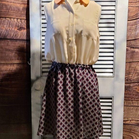 Other Maison Jules Lg Sleeveless Shirtdress Size L / US 10 / IT 46 - 6 Thumbnail