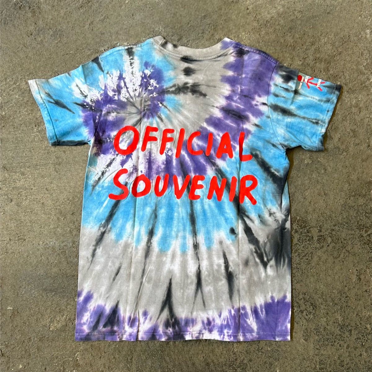 Band Tees × Travis Scott 2019 Astroworld Festival Official Souvenir Tie Dye T-shirt Size US M / EU 48-50 / 2 - 2 Thumbnail