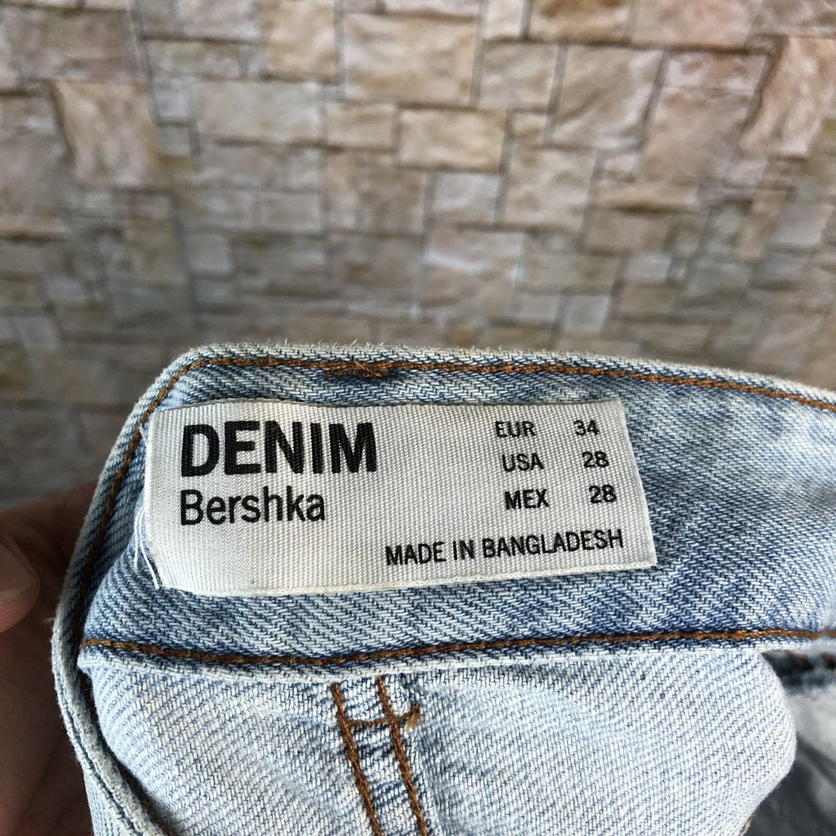 Faded Glory Bershka Blue Cargo Multipocket Joggers Pants #A1173 Size US 28 / EU 44 - 22 Thumbnail