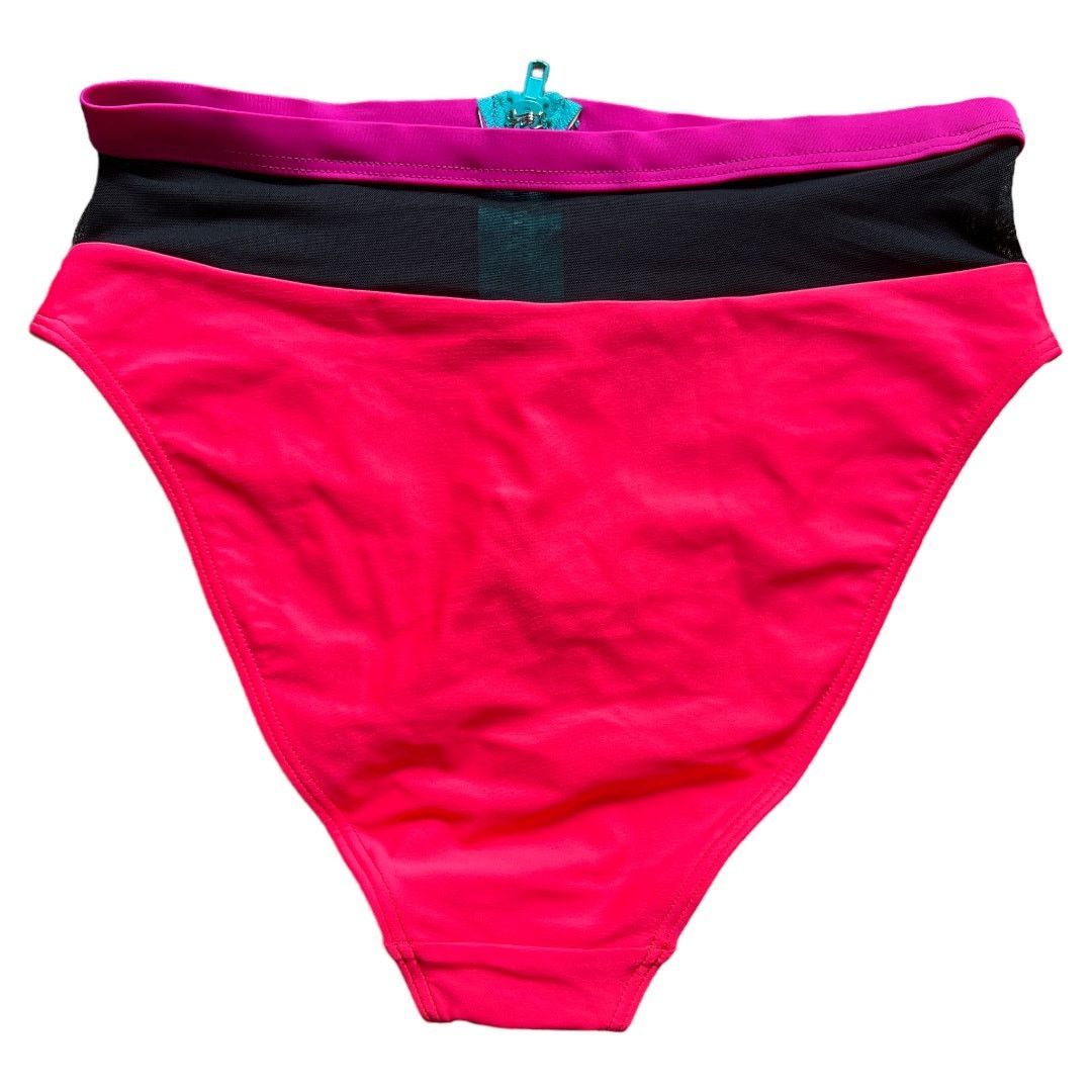 Other CHROMAT Zip Front Mesh High Waisted Bikini Bottom, XS Size ONE SIZE - 2 Thumbnail