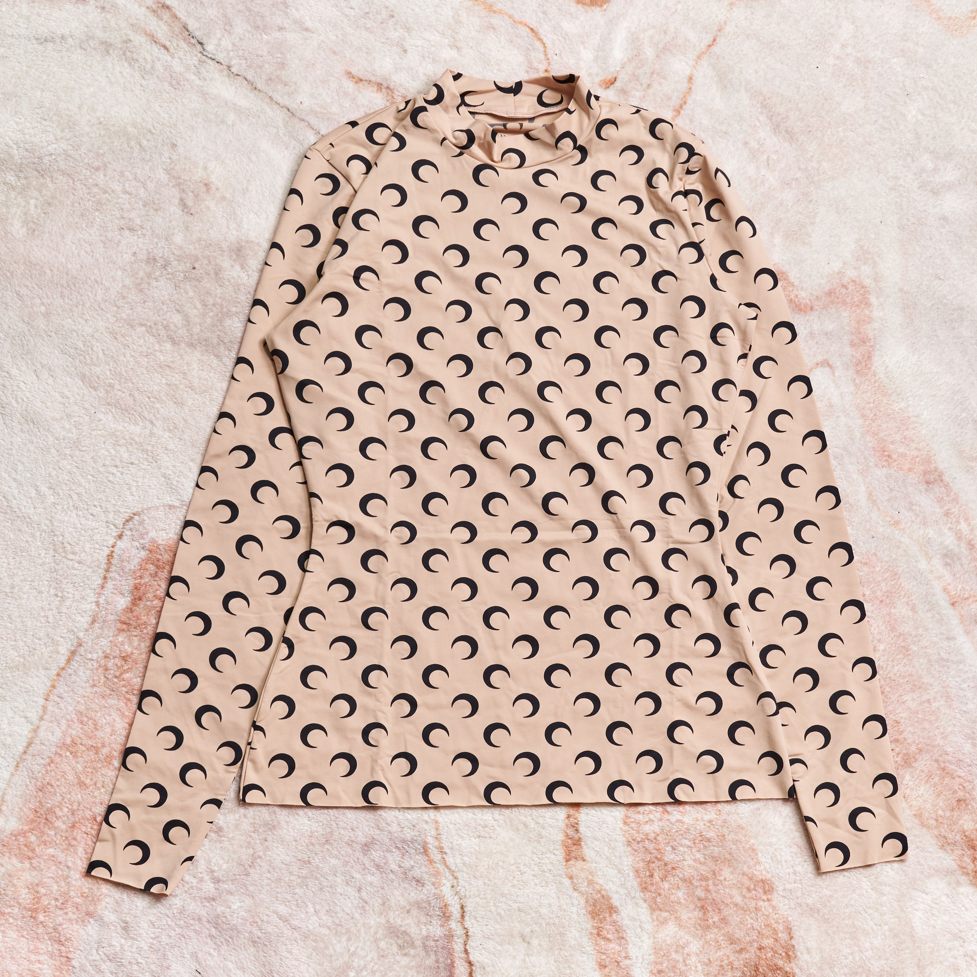 Marine Serre MARINE SERRE Regenerated All Over Moon Jersey Second Skin Size S / US 4 / IT 40 - 1 Thumbnail