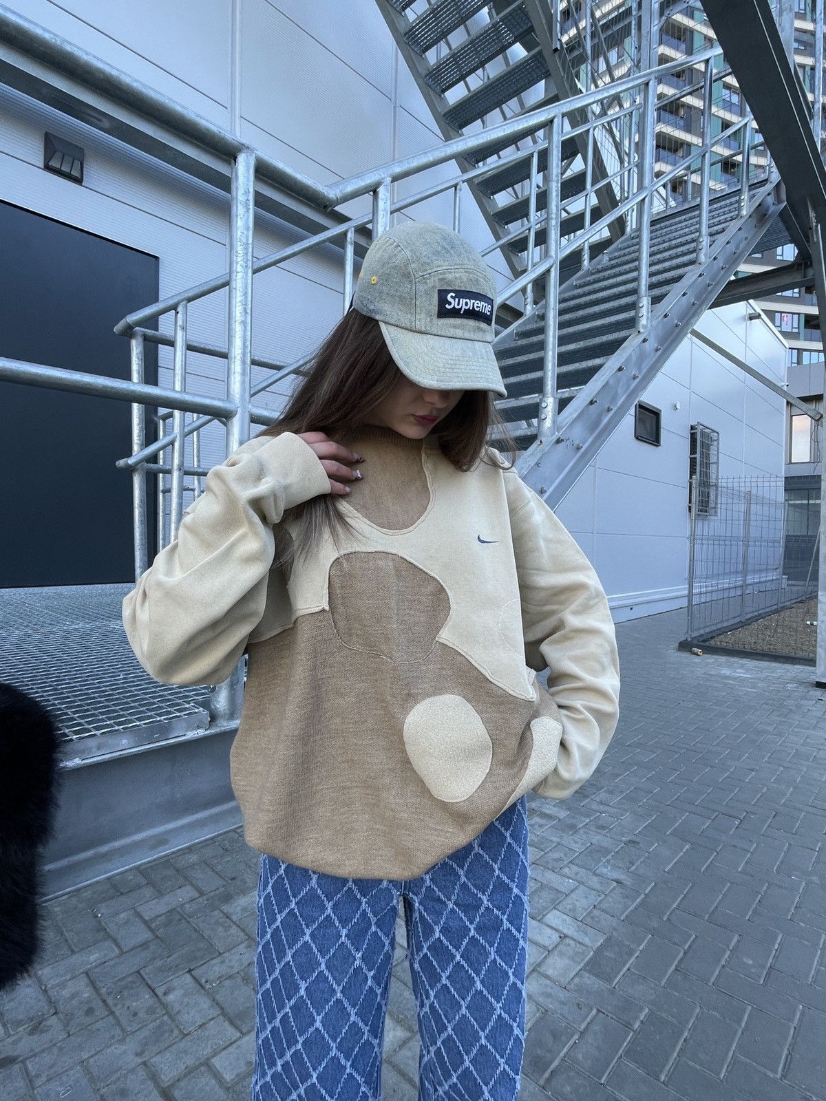 Nike Reworked 1of1 Nike sweatshirt Size US L / EU 52-54 / 3 - 7 Thumbnail