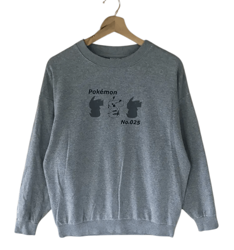 Pokemon Pokemon Pikachu Batwing Design Sweatshirts Size L / US 10 / IT 46 - 1 Thumbnail
