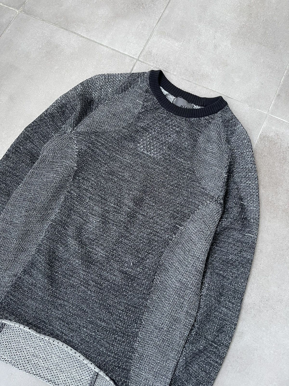 Saul Nash !DS! SS23 Saul Nash High Neck Compression Grey Wool Jumper Size US L / EU 52-54 / 3 - 13 Thumbnail