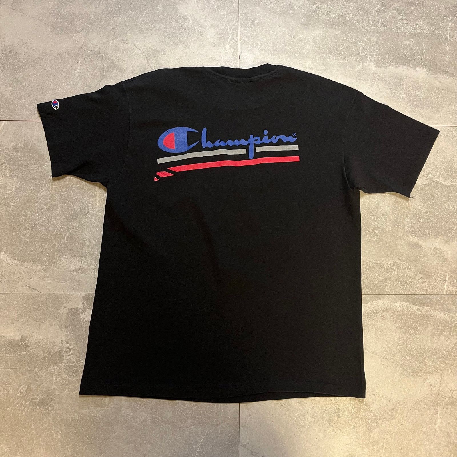Champion Vintage Champion Slash Graphic T-Shirt – Size X-Large Size US XL / EU 56 / 4 - 2 Thumbnail