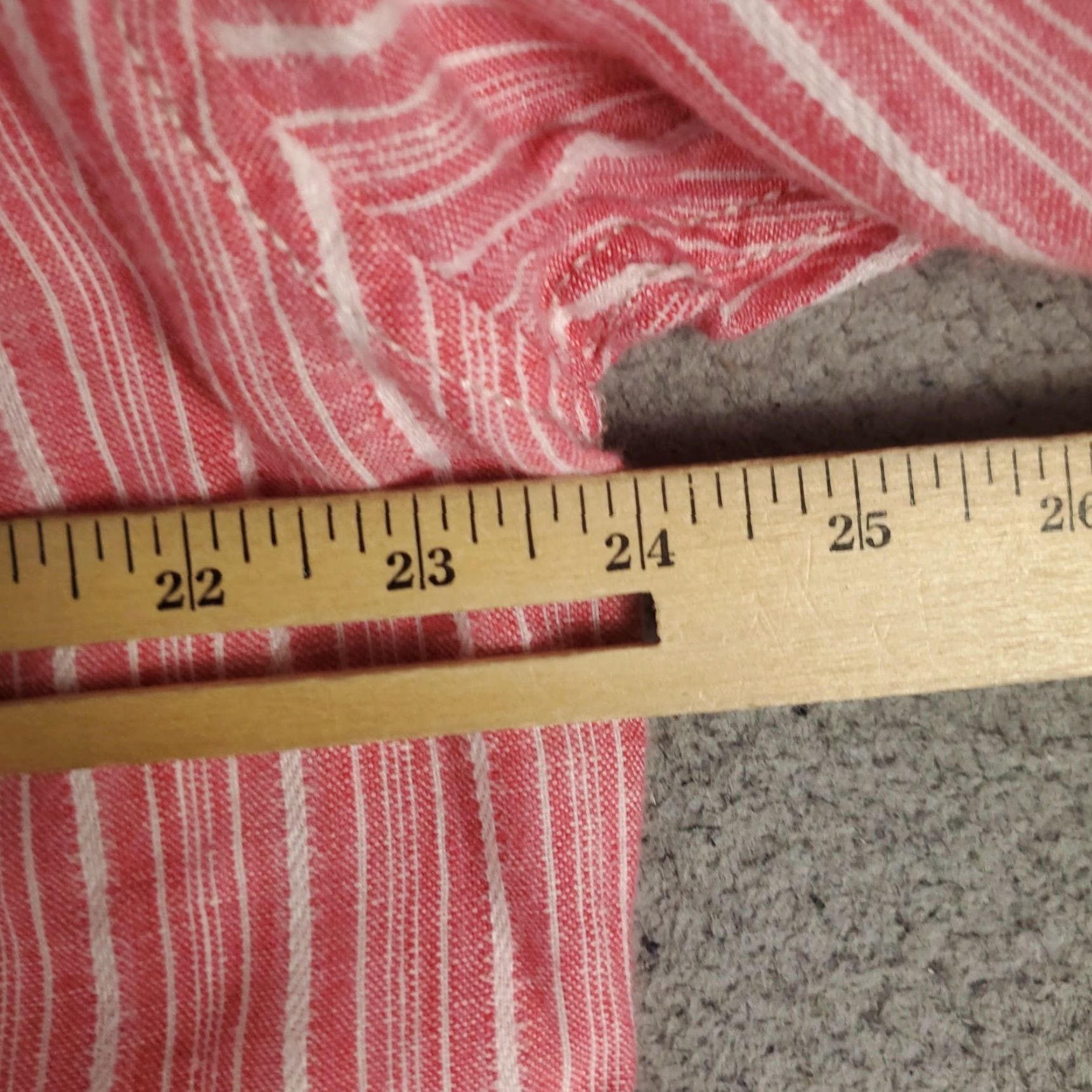 Tommy Bahama Tommy Bahama Shirt Mens Large Pink Striped Linen Button-Up Long Sleeve Size US L / EU 52-54 / 3 - 5 Thumbnail
