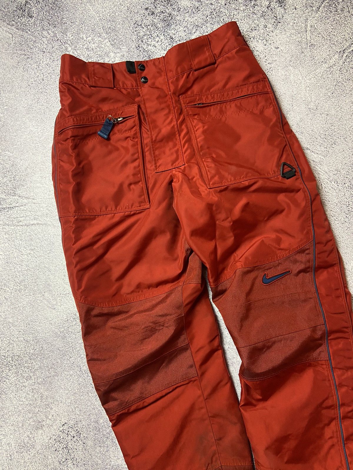 Nike ACG Vintage Nike ACG Snow Ski Pants Red Outer Layer 3 Rare Sport Size US 32 / EU 48 - 2 Thumbnail