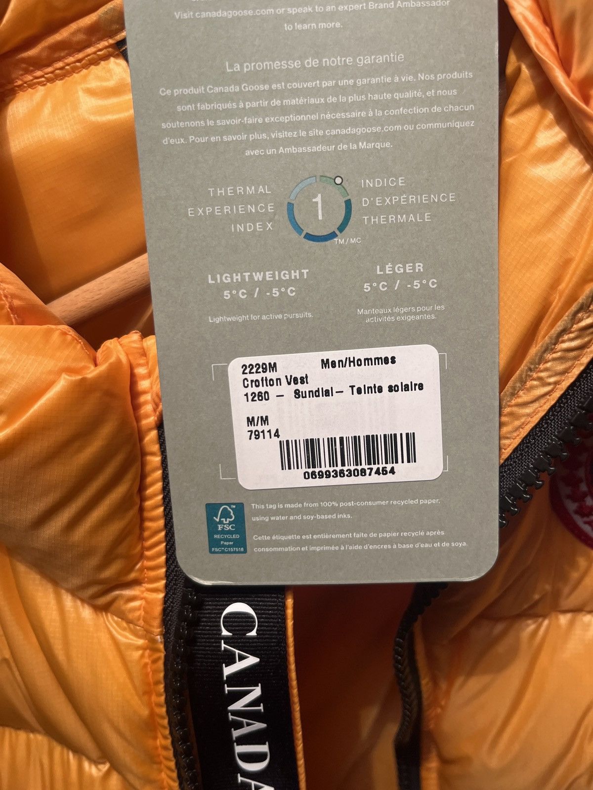 Canada Goose Canada Goose Crofton Vest Sundial Size US M / EU 48-50 / 2 - 8 Thumbnail