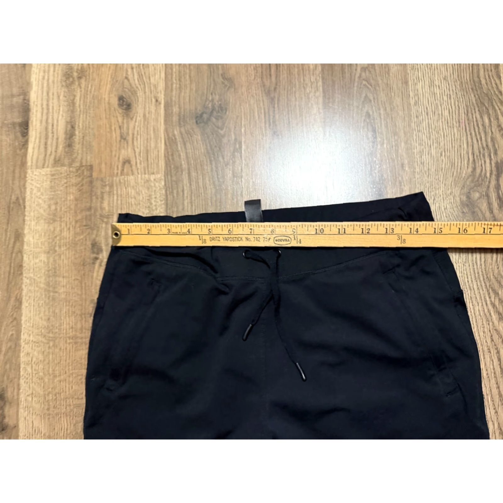 Vintage Yoga Licious Lux Pants Women's Size Medium Black Tie Waist Athletic Wear Size 32" / US 10 / IT 46 - 5 Thumbnail